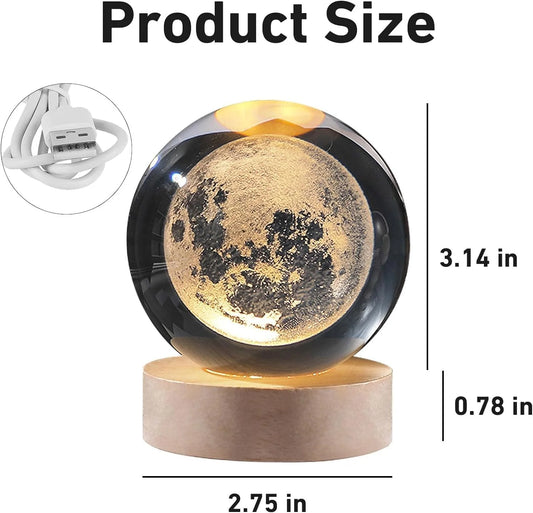 3D Crystal Lamp Ball– Elegance Meets Innovation
